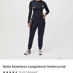 Women's Navy Salta- Performance Underscrub S/Navy